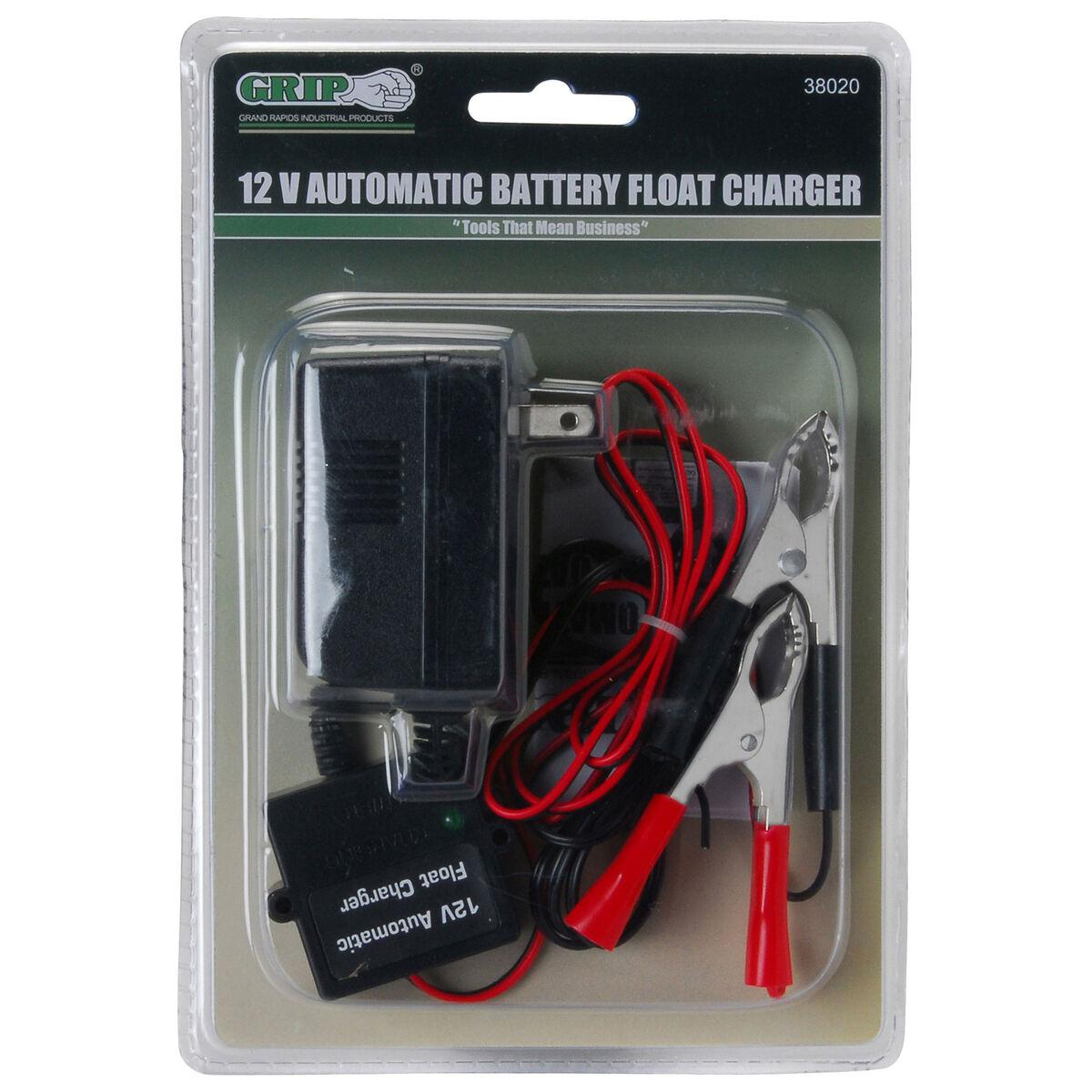 Grip Tools 38020 12V Automatic Battery Float Charger